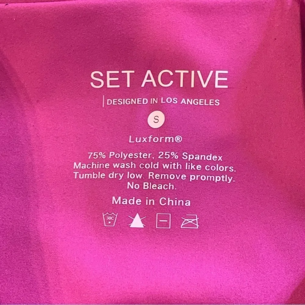 SET ACTIVE LUXFORM LEGGING Magenta Size Small